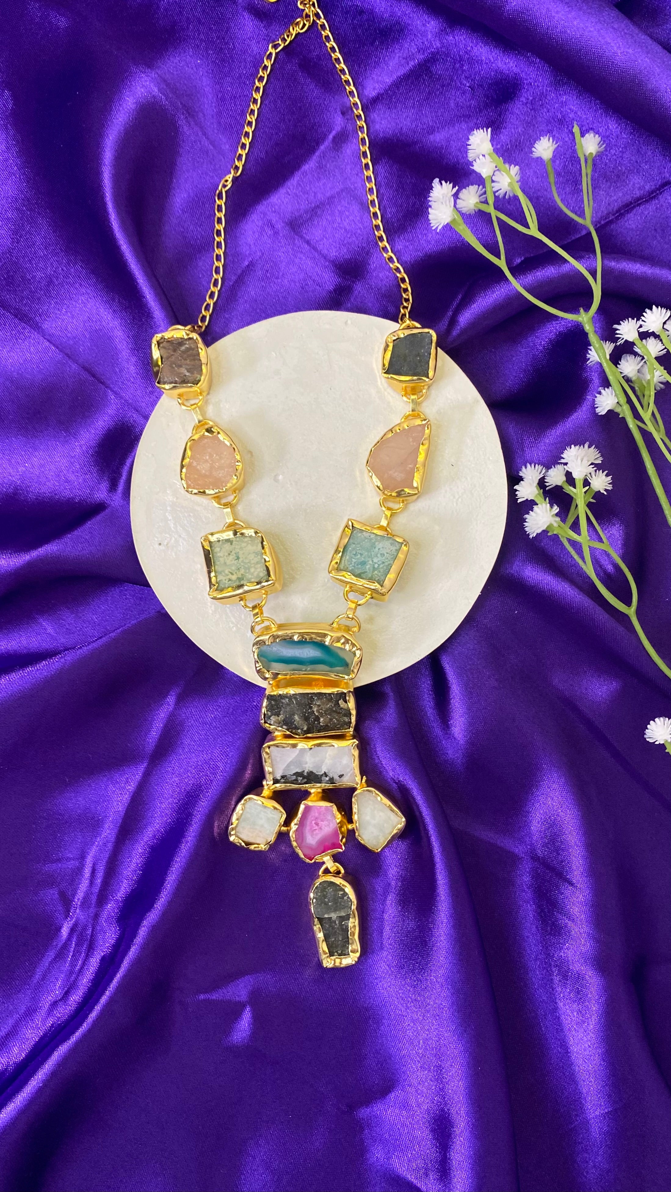 Mystic prism necklace - Multicolored