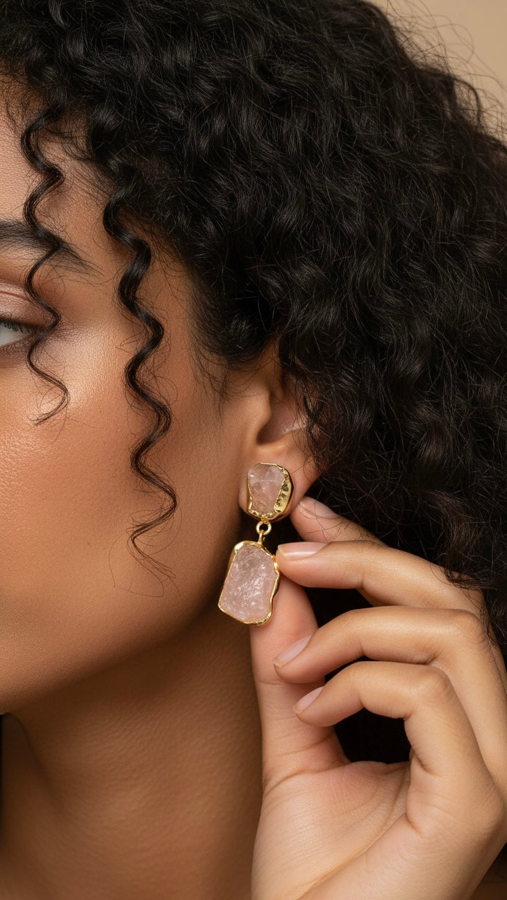 Gulabi bloom earrings