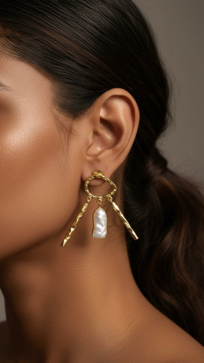 Moonlit earrings