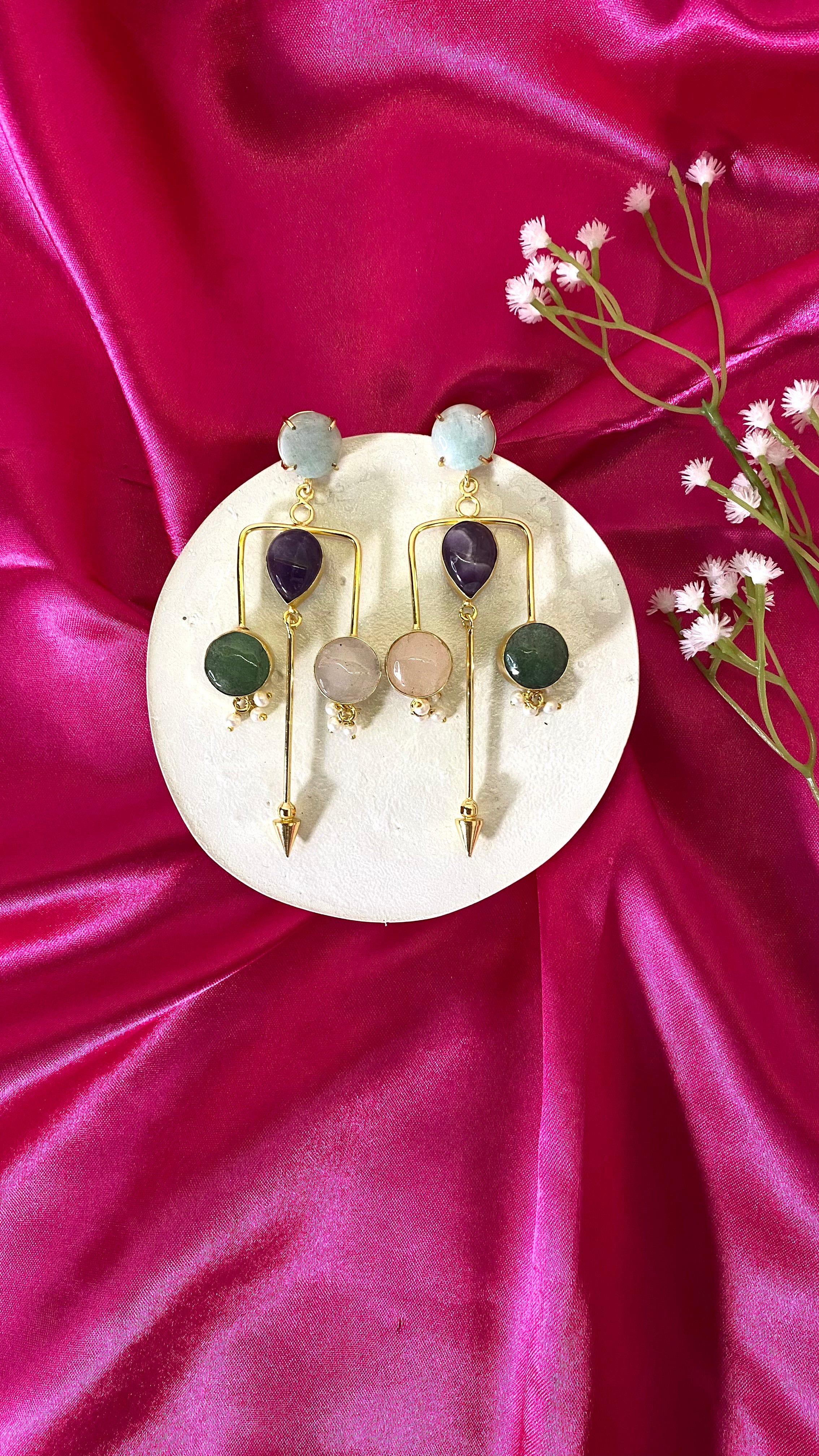 Rangrez earrings - Multicolored