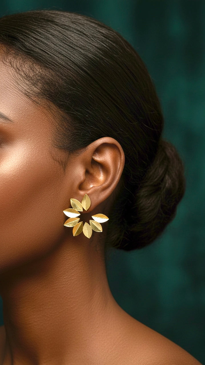 Golden glow earrings