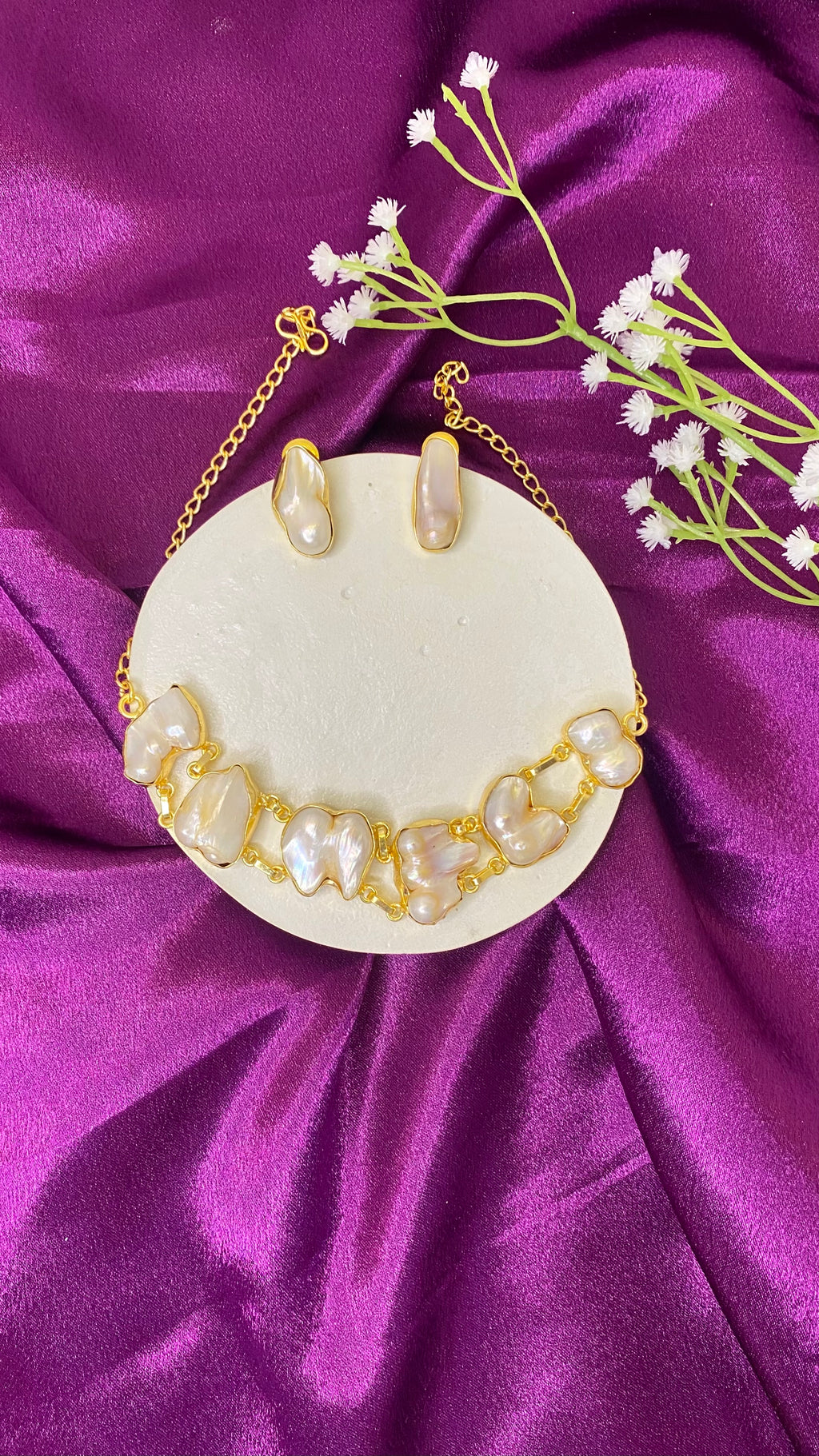 Moonlight necklace set