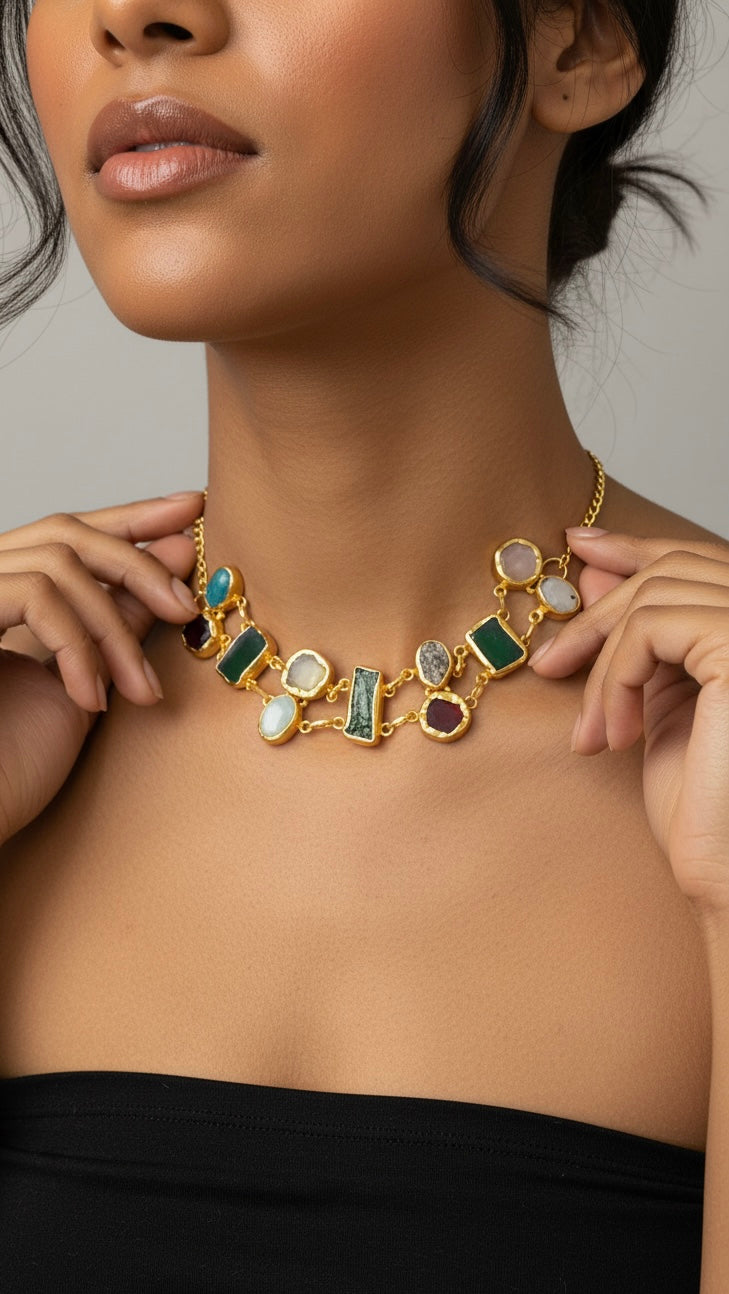 Satrangi choker - Multicolored