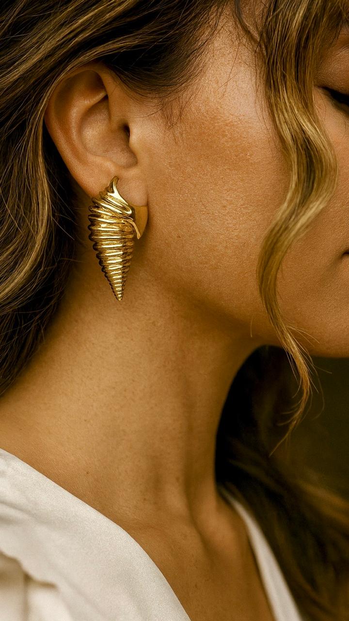 Seashell earrings