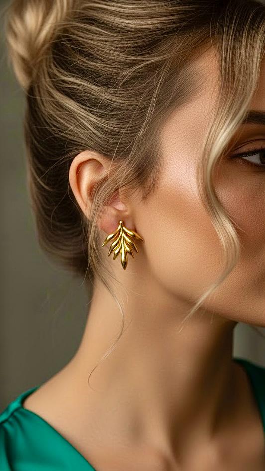 Willow leaf earrings